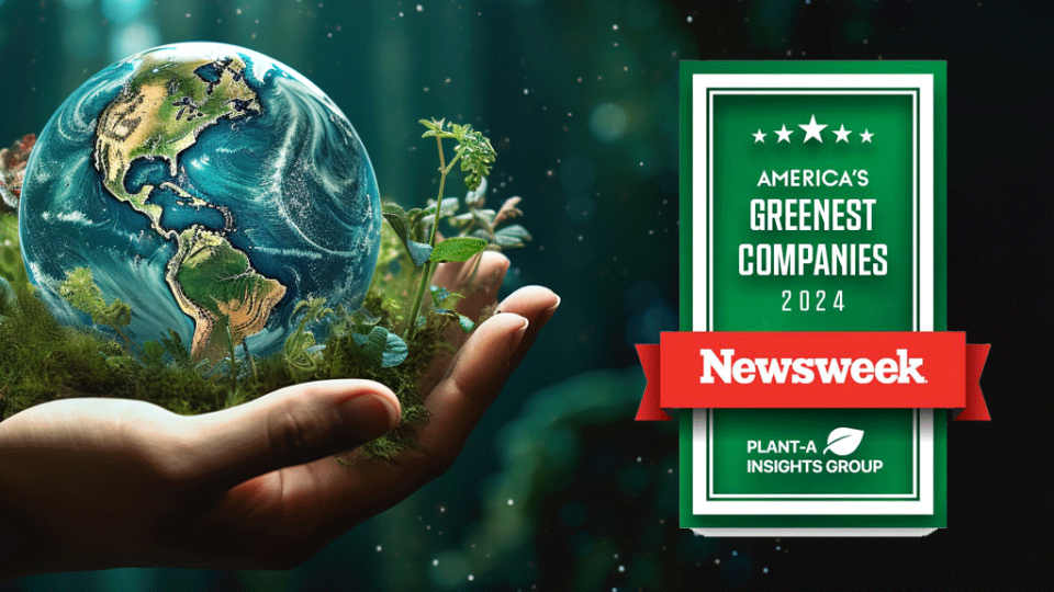 Newsweek America's Greenest Companies 2024 banner